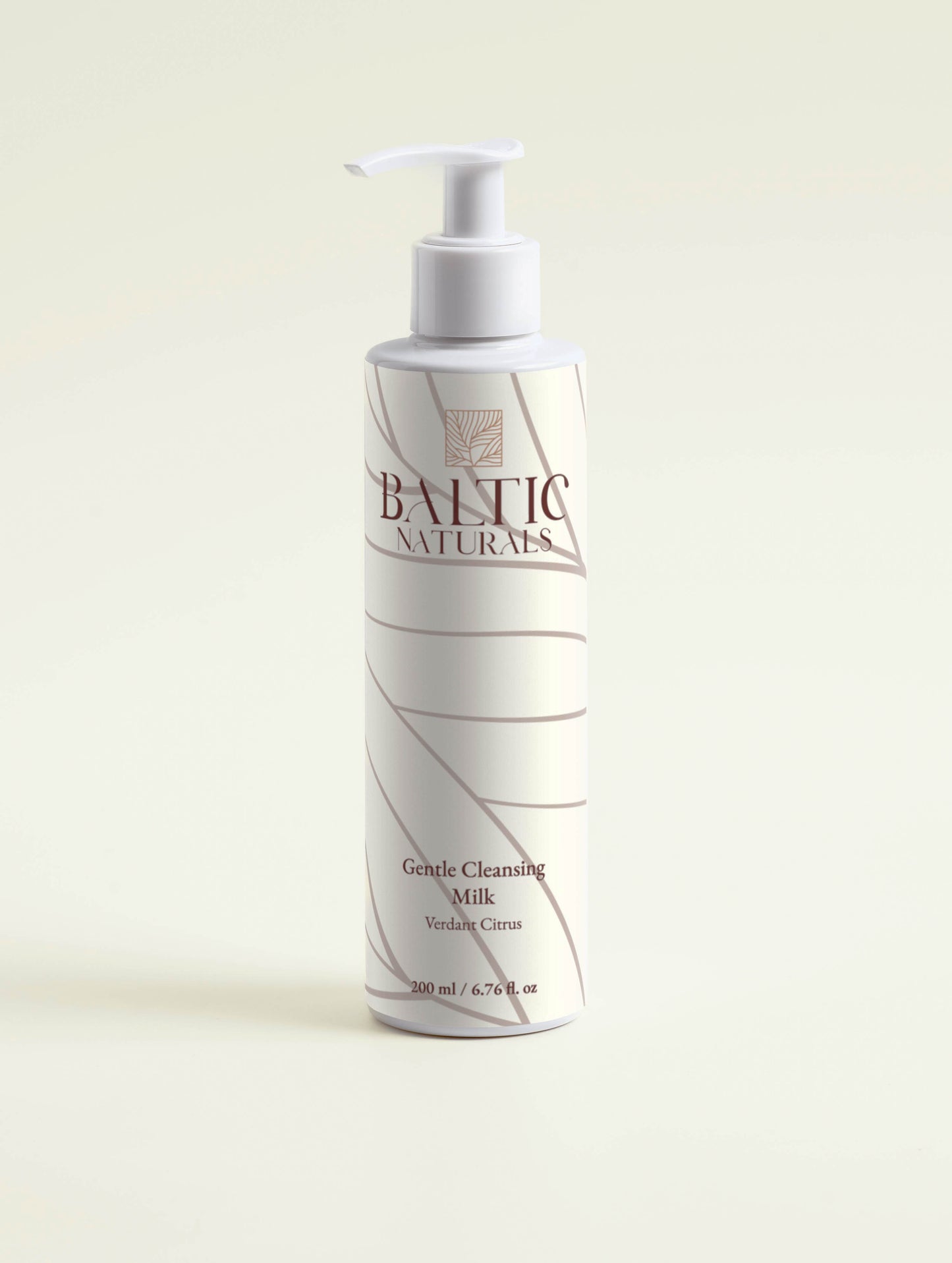Baltic Naturals' gentle cleansing milk, which leaves skin clean and dewy